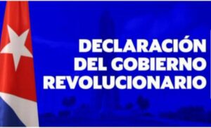 Declaración del Gobierno Cubano