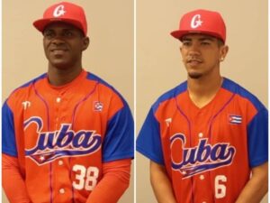 Héctor Castillo y Jonathan Moreno, los dos representantes de Las Tunas en el equipo Cuba