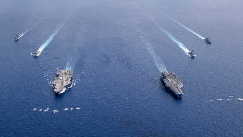 La armada de EE.UU. realiza una operación de "libertad de navegación" en el Caribe para desafiar el "excesivo reclamo marítimo de Venezuela"