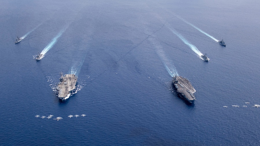 La armada de EE.UU. realiza una operación de «libertad de navegación» en el Caribe para desafiar el «excesivo reclamo marítimo de Venezuela»