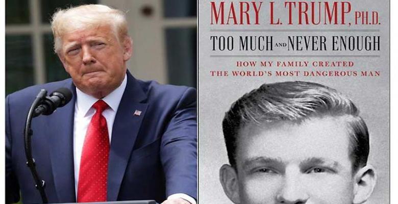 Adelantan lanzamiento de libro de sobrina de Trump que lo muestra mentiroso y con extrema crueldad