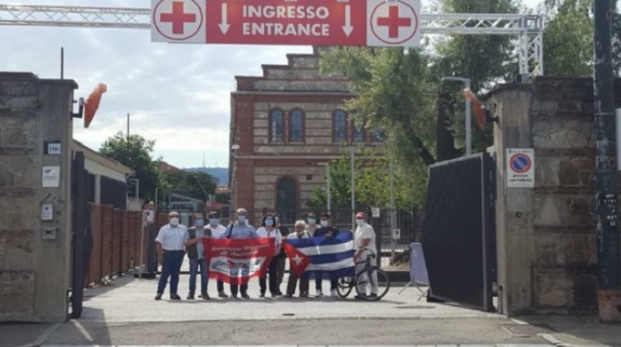 Salvan médicos cubanos más de 200 vidas en la región de Piamonte Italia