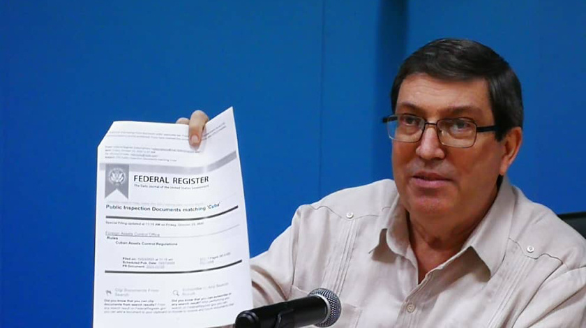 El bloqueo de EE.UU. es el principal obstáculo para la economía cubana, asegura canciller