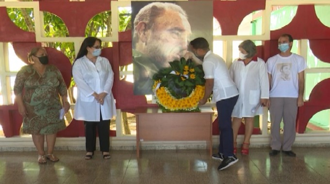 Rinden en Las Tunas tributo a Fidel en el cuarto aniversario de su partida física