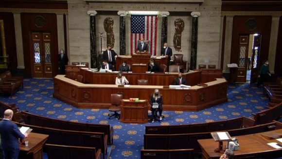 Cámara de Representantes de EEUU inició sesión en la que votará en el segundo juicio político a Trump