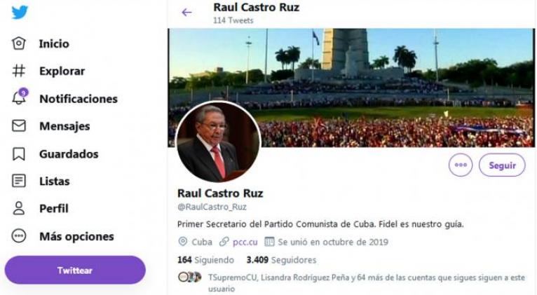 Alertan sobre cuentas falsas de Rául Castro en redes sociales