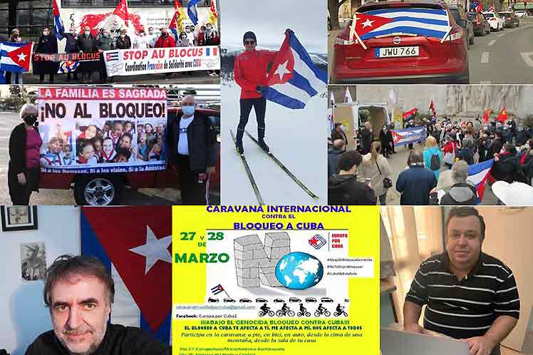 Reconocen en Europa movilización mundial contra bloqueo a Cuba