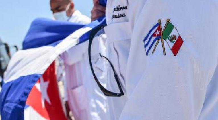 Regresa a Cuba Brigada Henry Reeve procedente de México