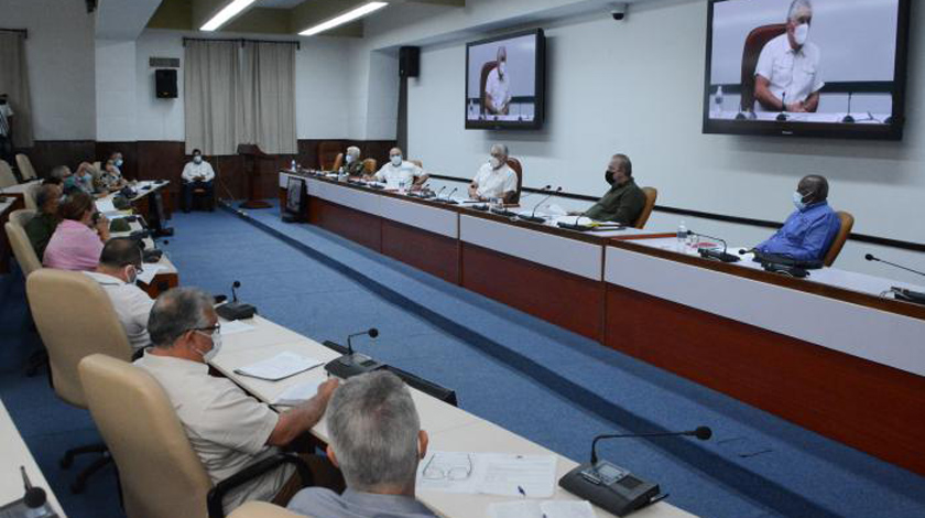 Díaz-Canel: «Nos urge controlar definitivamente el actual rebrote de COVID-19»