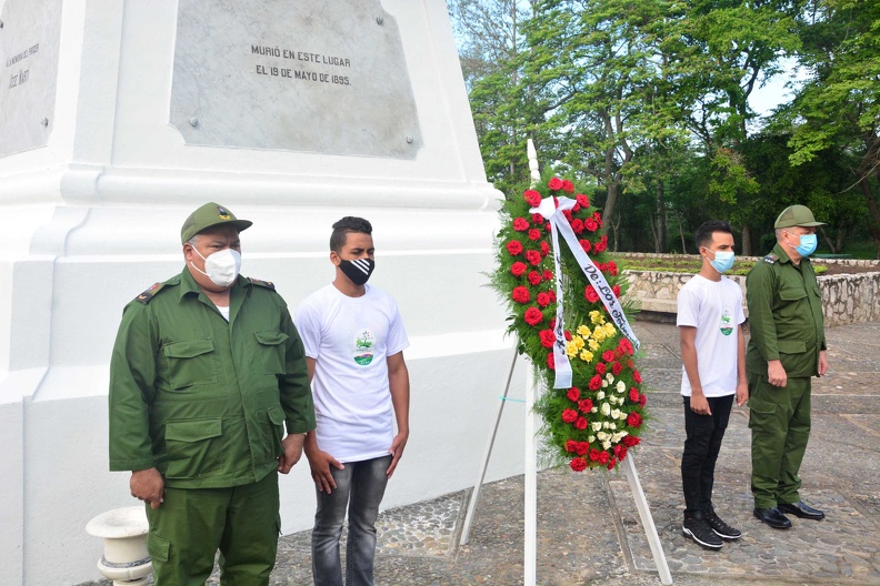 Homenaje a José Martí en Dos Ríos, a 126 años de su caída en combate (+Fotos)