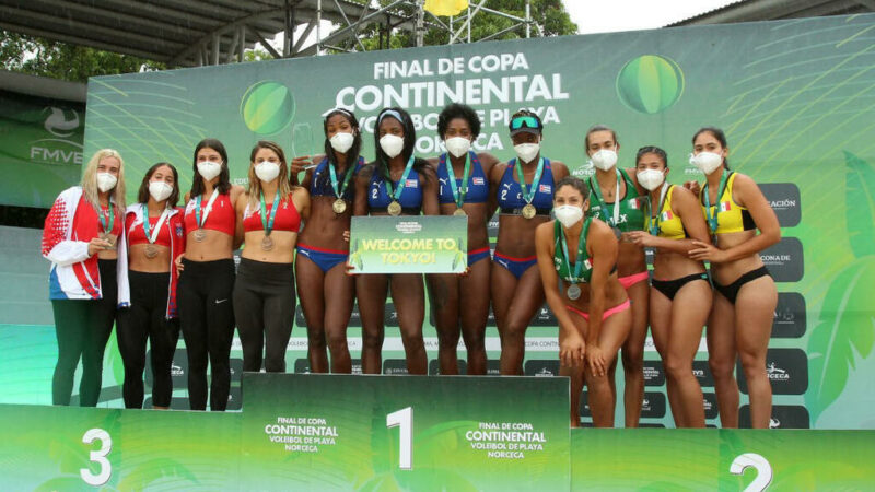 Clasifica Cuba para Tokio con oro de duplas (f) de voleibol de playa