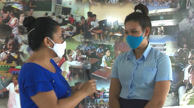 Apoyan estudiantes de la FEEM adopción de medidas sanitarias en Puerto Padre