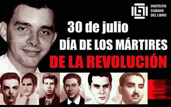 De los jóvenes cubanos, tributo a los mártires de la Revolución