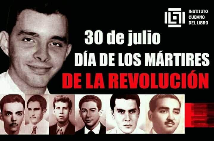 De los jóvenes cubanos, tributo a los mártires de la Revolución