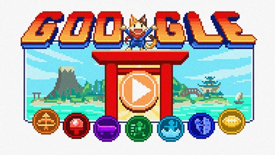 Google lanza su mayor ‘doodle’ en forma de videojuego para celebrar el inicio de los JJ.OO. de Tokio (VIDEO)