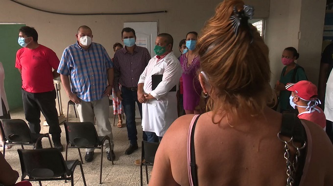 Constatan autoridades de Las Tunas funcionamiento de protocolos sanitarios en el policlínico Piti Fajardo