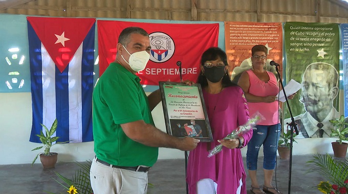 Celebran en #Majibacoa acto provincial por el aniversario 61 de los #CDR