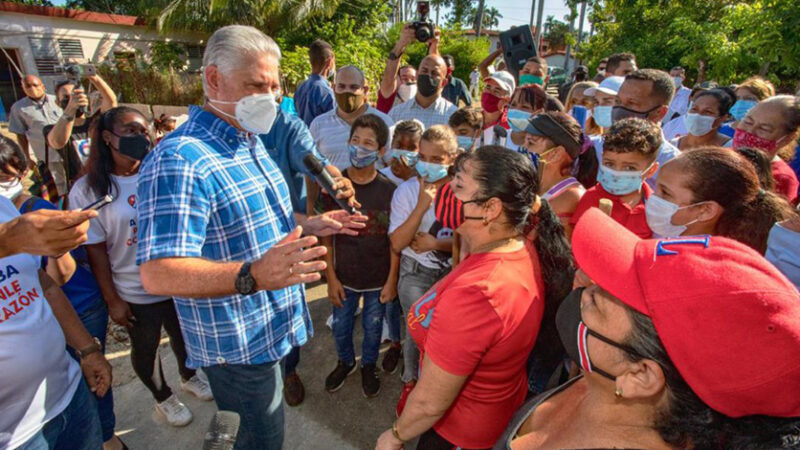 Destaca Presidente cubano labores de transformación social en comunidades desfavorecidas
