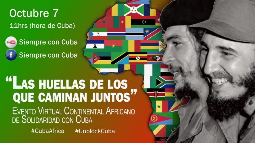 Agradece Cuba celebración de evento virtual continental africano de solidaridad