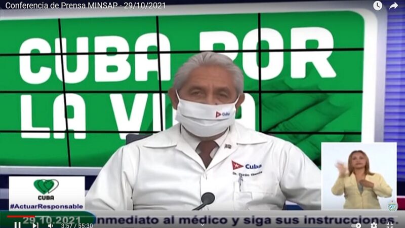 Conferencia de Prensa MINSAP - 29/10/2021