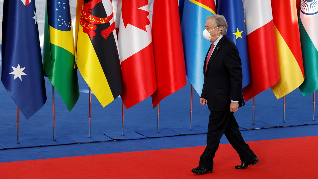 El secretario general de la ONU tras la cumbre del G20: «Dejo Roma con mis esperanzas incumplidas»