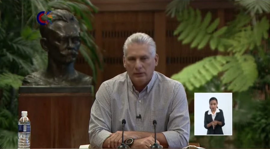 Comparece Presidente de la República Miguel Díaz-Canel Bermúdez en televisión nacional