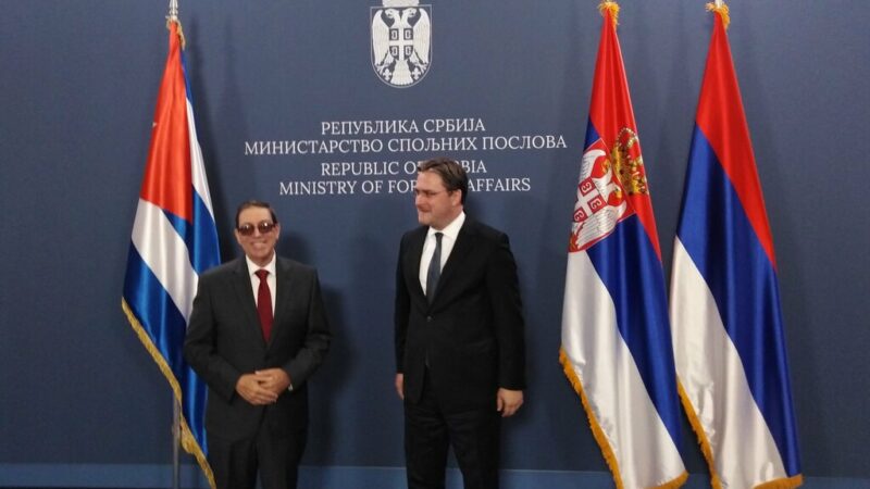 Reiteran Cuba y Serbia voluntad de afianzar nexos