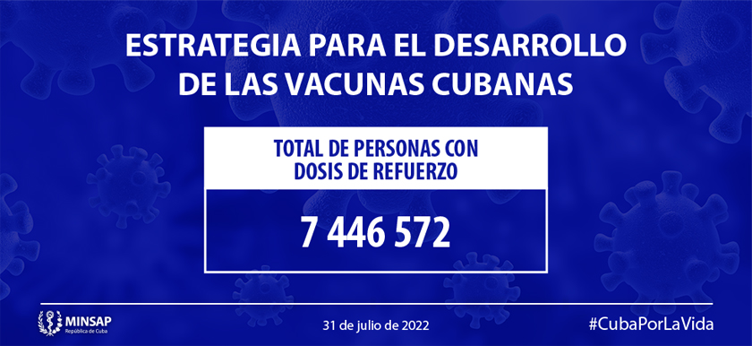 Avanza vacunación de refuerzo anti-COVID-19 en Cuba
