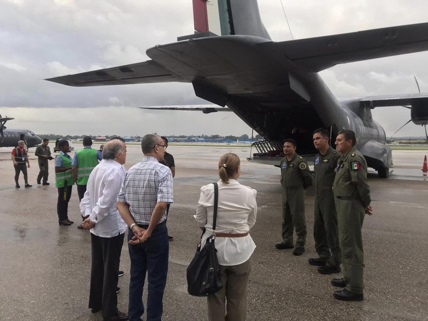 Llega a Cuba material eléctrico procedente de México