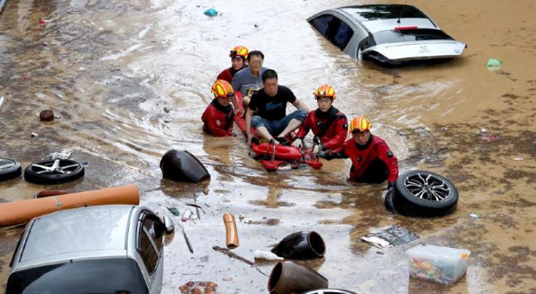 Decretan zona de desastres siete ciudades surcoreanas por inundación