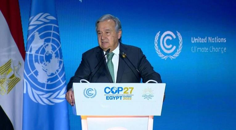 Guterres advierte que el mundo marcha hacia el infierno climático