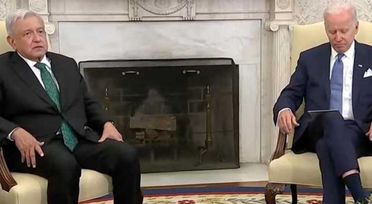 Empieza en México reunión de presidentes Joe Biden y López Obrador