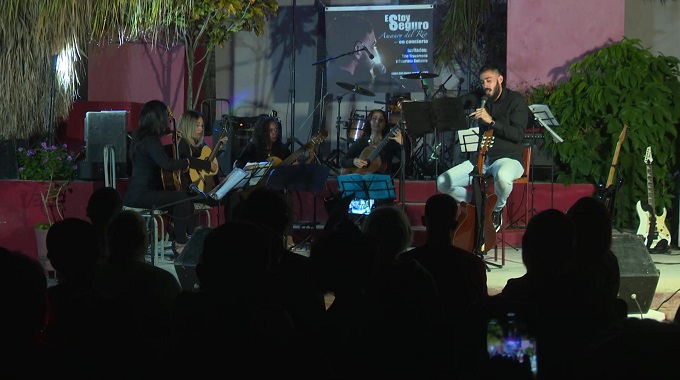 Realizan concierto de Amaury del Río en Las Tunas