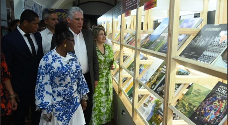 Preside Díaz-Canel inauguración de Feria del Libro en Cuba