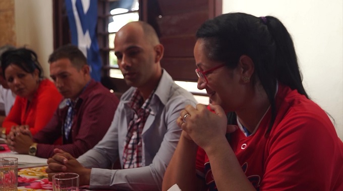 Candidatos a diputados por el municipio de Colombia visitan sitios históricos