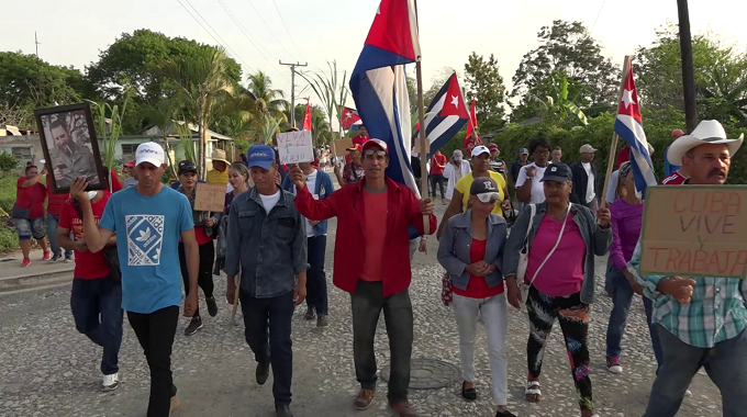 Trabajadores del poblado de San Manuel celebraron su día