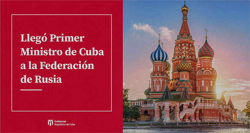 Llegó a Rusia Primer Ministro de Cuba
