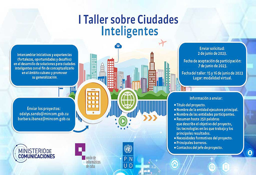 Desde hoy, Taller de ciudades inteligentes y sostenibles