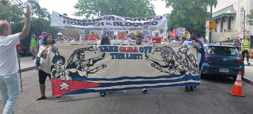 Resuenan Voces por Cuba frente a la Casa Blanca