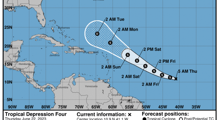 Se formó la tormenta tropical Cindy