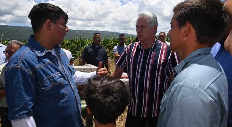 Se suma Díaz-Canel a visita gubernamental en Guantánamo y Santiago