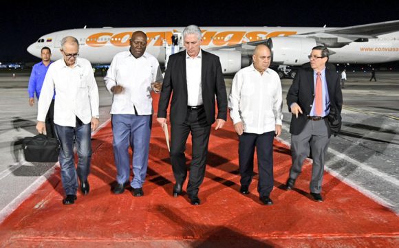 Díaz-Canel regresa a Cuba tras cumplir agenda de trabajo en Portugal y Bélgica