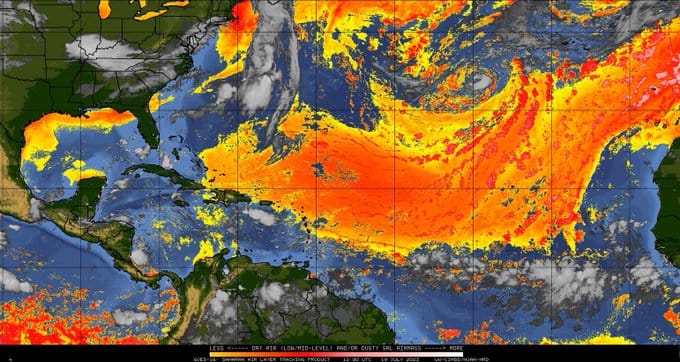 Ministerio de Salud Pública emite recomendaciones ante la llegada de la nube de polvo del Sahara