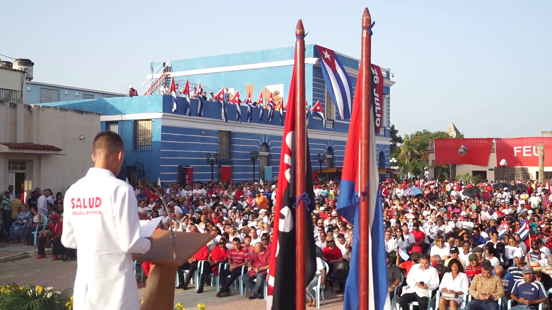 Celebran en el municipio de Las Tunas acto por el 26 de julio