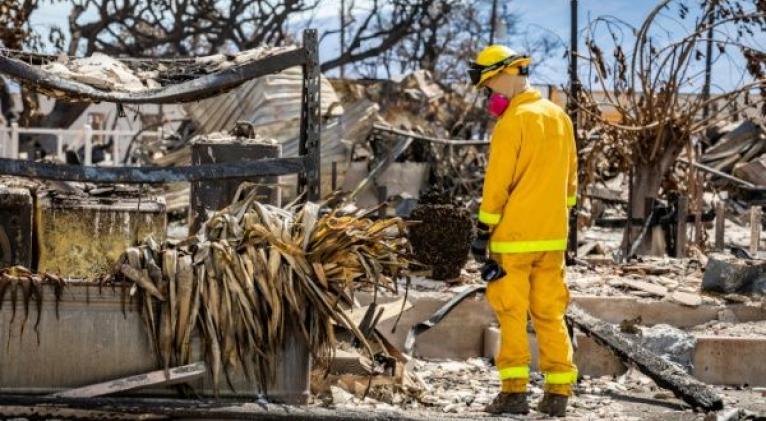 Suman 111 muertos por el incendio forestal en la isla de Maui, Hawái