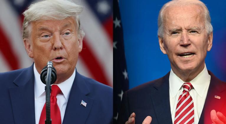 Biden y Trump, empatados de cara a las presidenciales de 2024