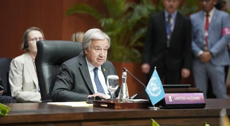 Guterres demandará mayor liderazgo en acción climática a G20