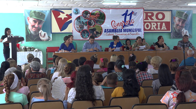 Celebran Asamblea 11no. Congreso de la FMC en Puerto Padre