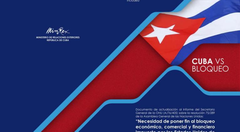 Ya disponible informe de Cuba sobre efectos del bloqueo de EE.UU.