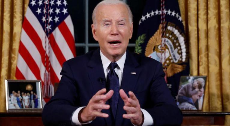 Biden pide a estadounidenses miles de millones de dólares más para Israel y Ucrania